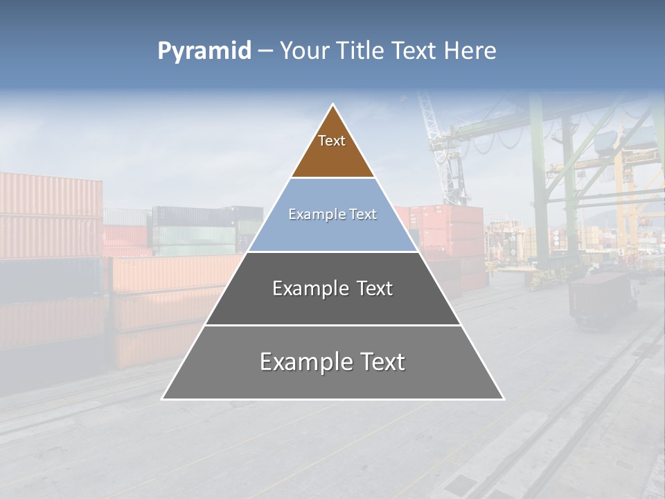 Heavy Ship Cargo PowerPoint Template