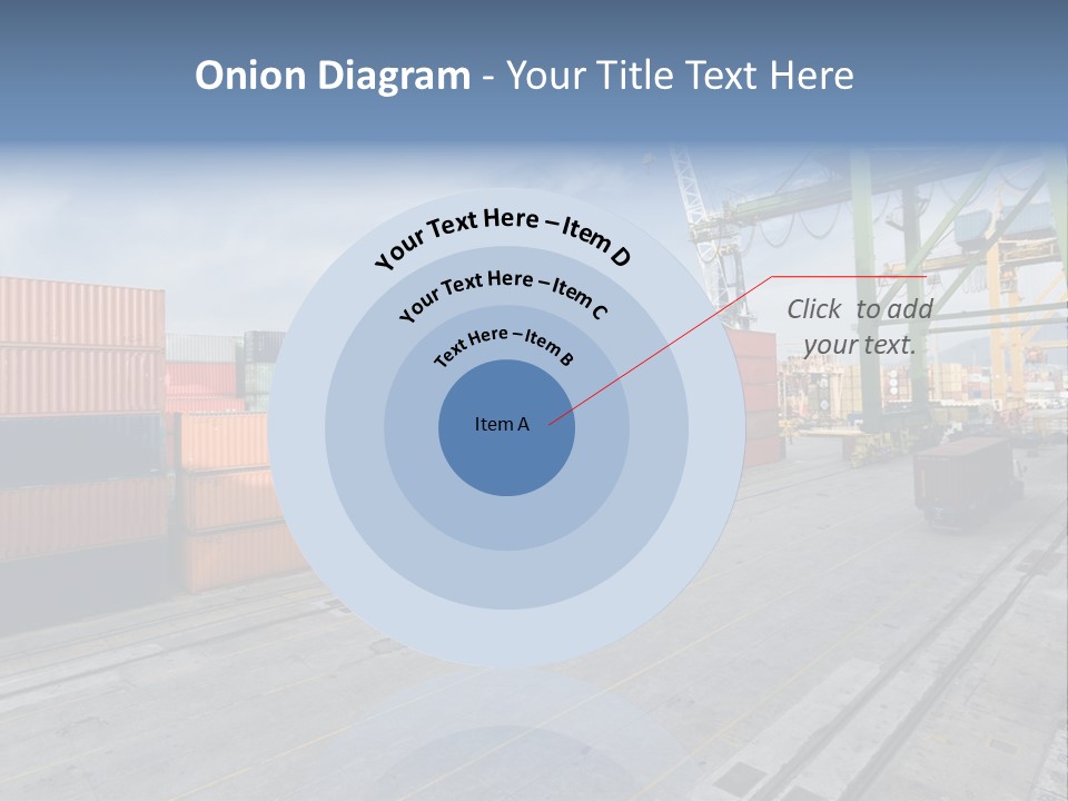 Heavy Ship Cargo PowerPoint Template