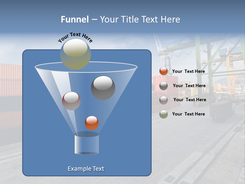 Heavy Ship Cargo PowerPoint Template