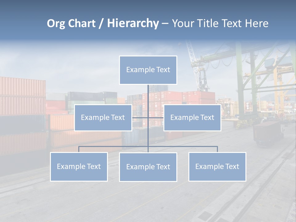 Heavy Ship Cargo PowerPoint Template