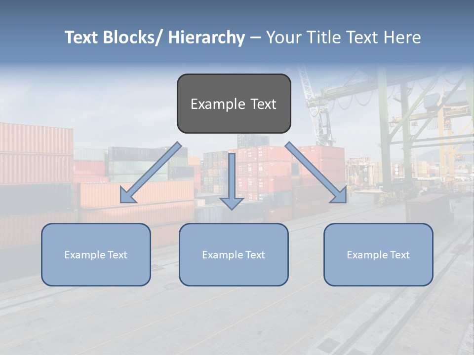 Heavy Ship Cargo PowerPoint Template