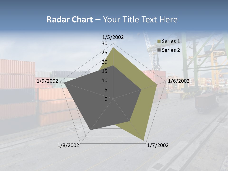 Heavy Ship Cargo PowerPoint Template