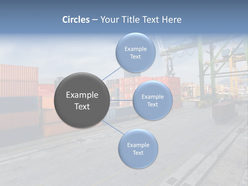 Heavy Ship Cargo PowerPoint Template