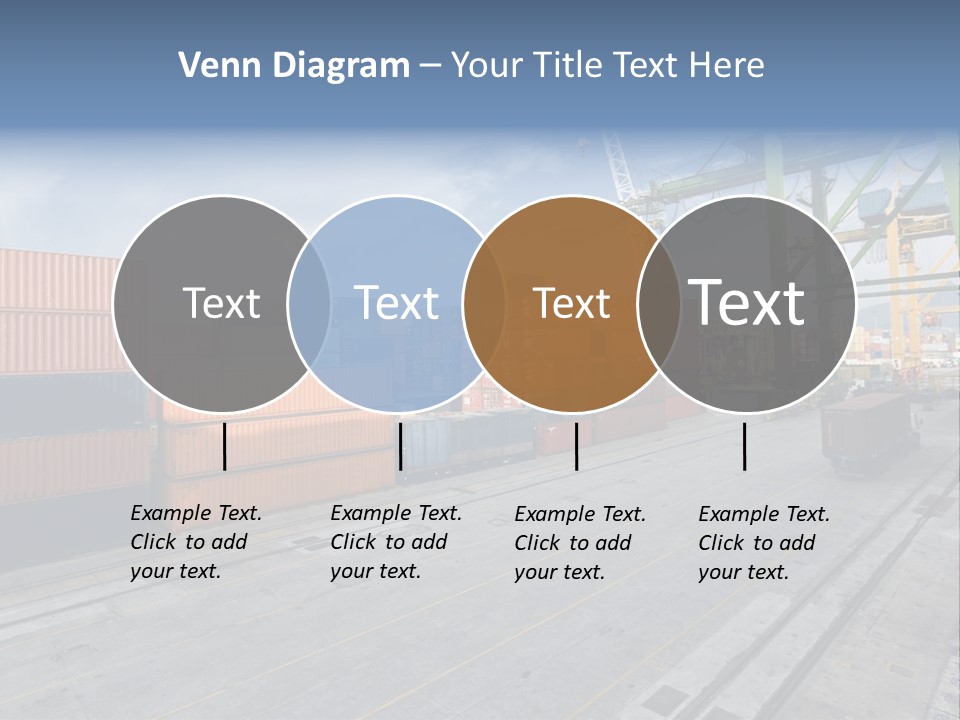 Heavy Ship Cargo PowerPoint Template