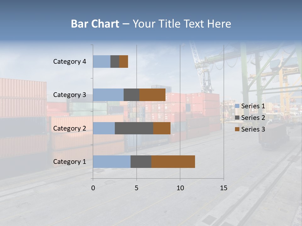 Heavy Ship Cargo PowerPoint Template