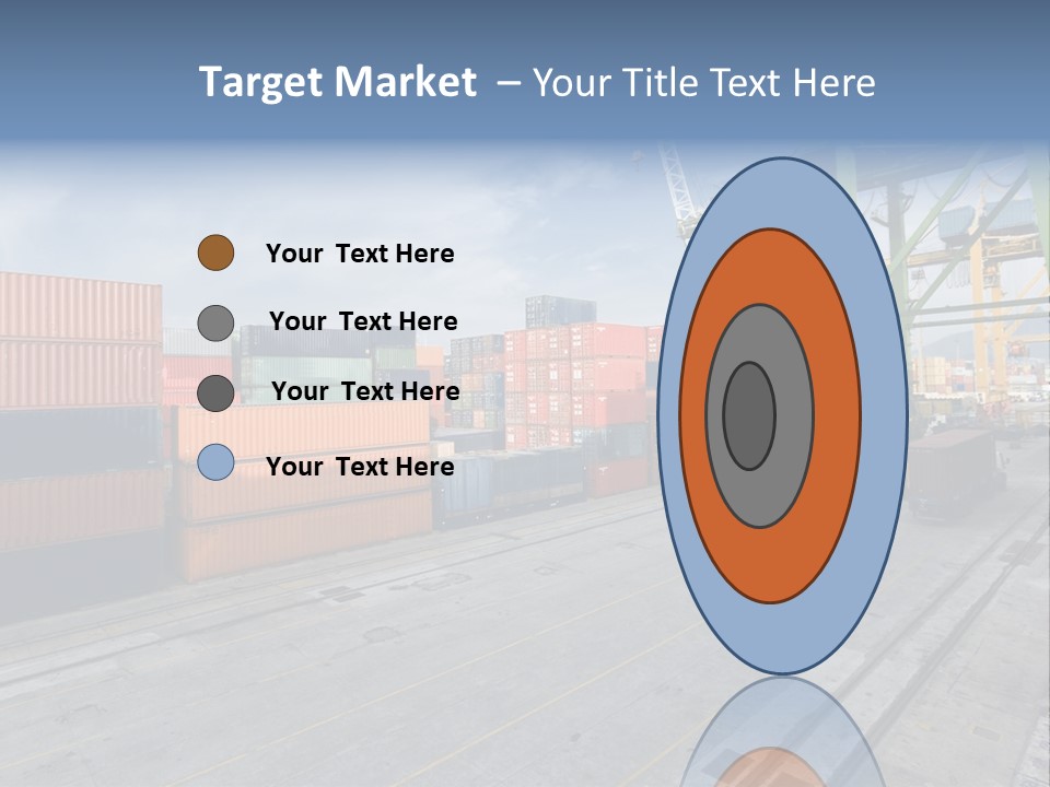 Heavy Ship Cargo PowerPoint Template