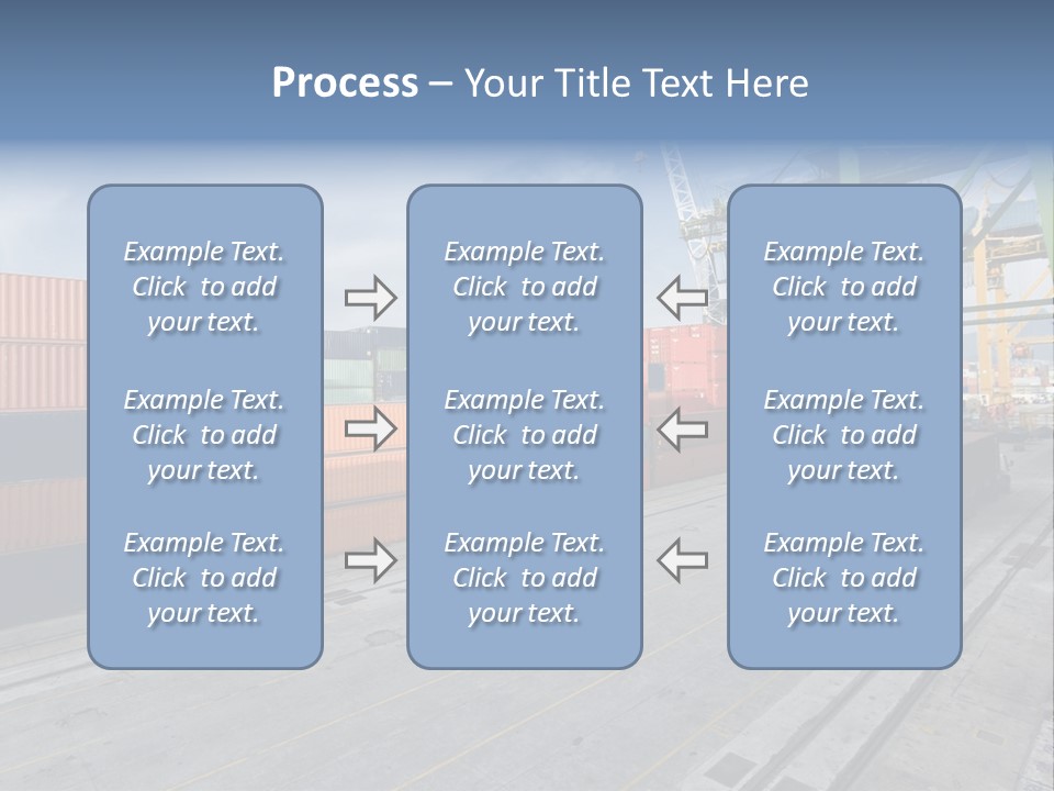 Heavy Ship Cargo PowerPoint Template