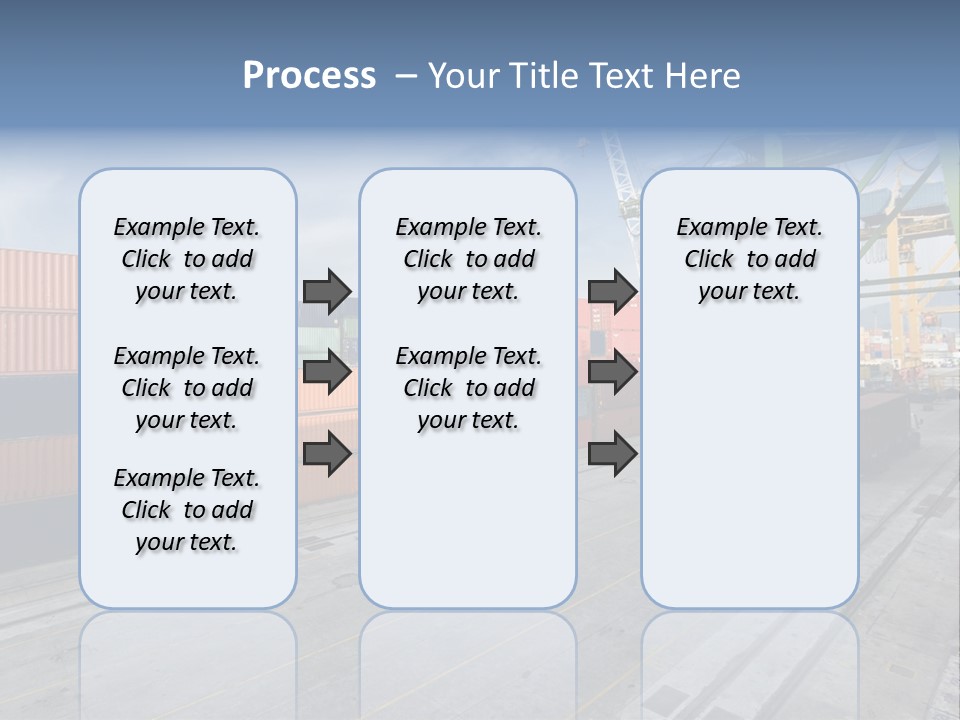 Heavy Ship Cargo PowerPoint Template