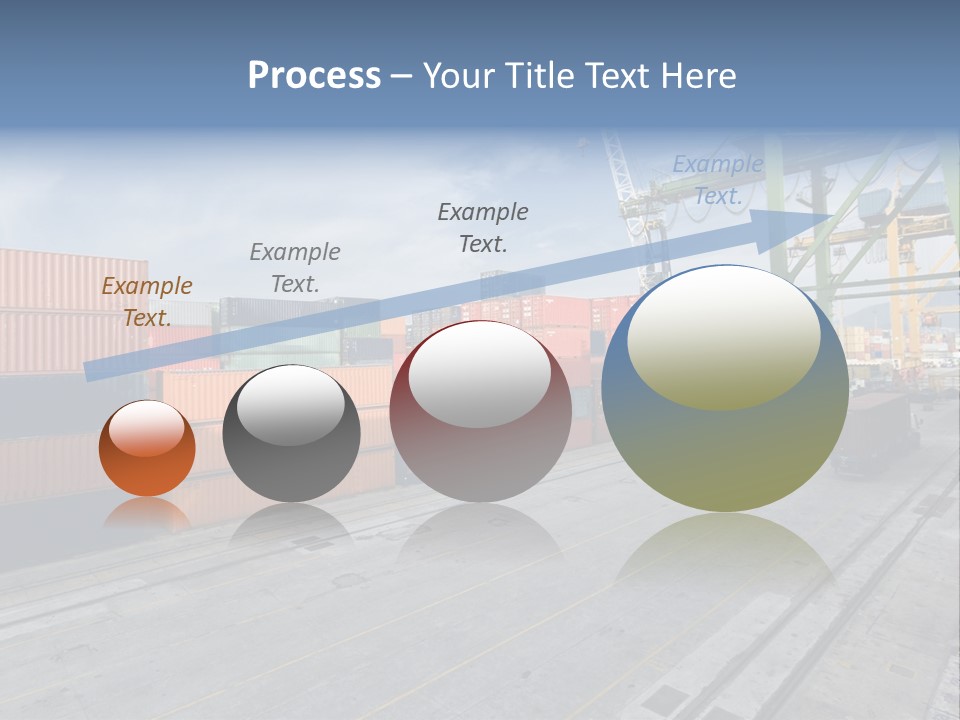 Heavy Ship Cargo PowerPoint Template