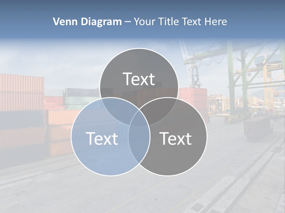 Heavy Ship Cargo PowerPoint Template