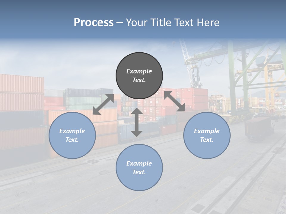 Heavy Ship Cargo PowerPoint Template