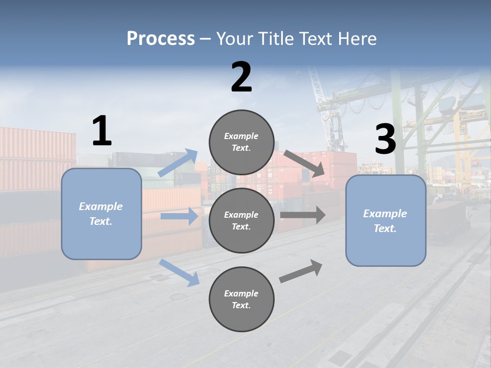 Heavy Ship Cargo PowerPoint Template