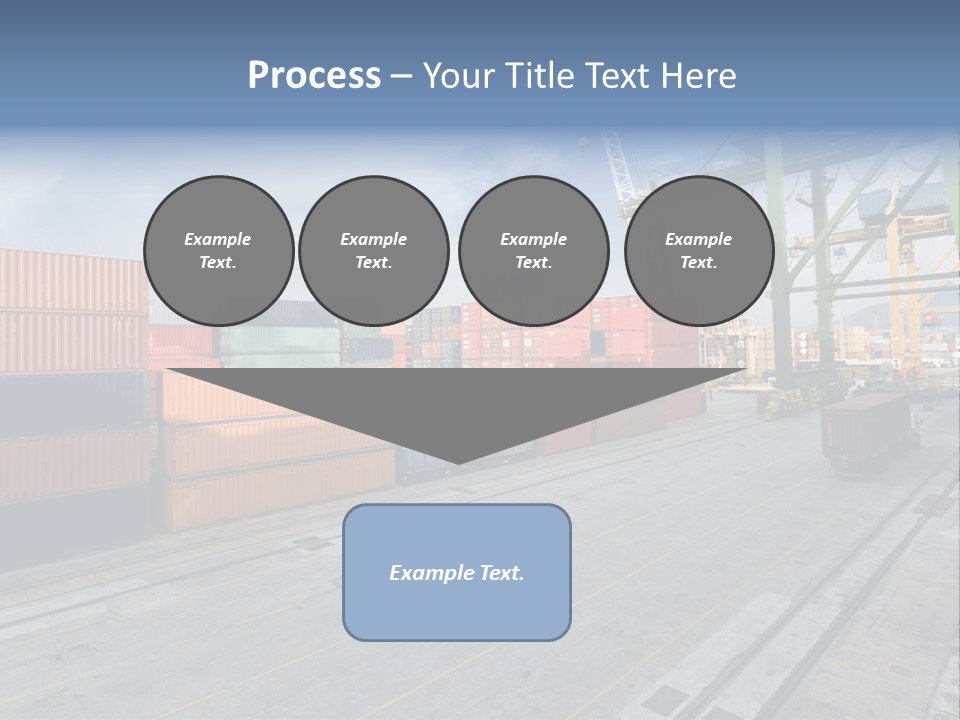 Heavy Ship Cargo PowerPoint Template
