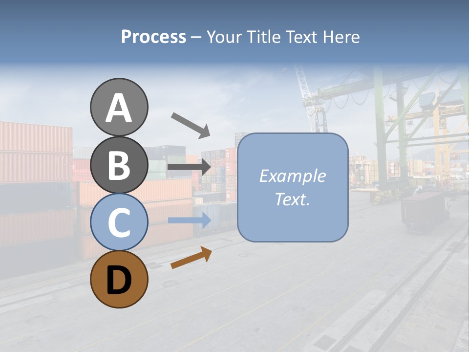 Heavy Ship Cargo PowerPoint Template