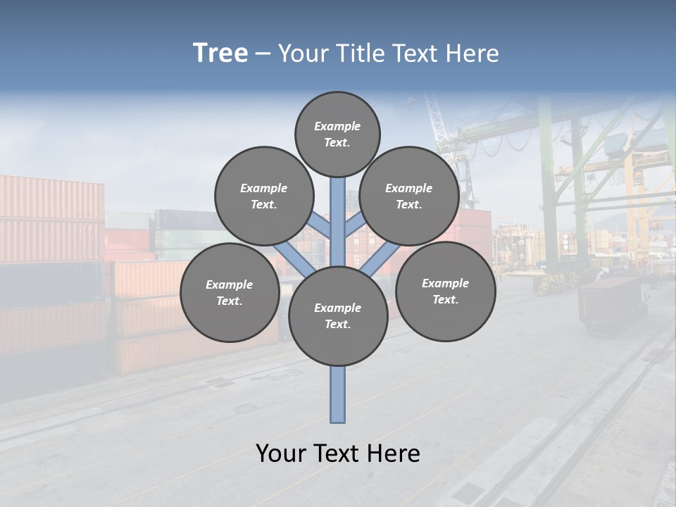 Heavy Ship Cargo PowerPoint Template