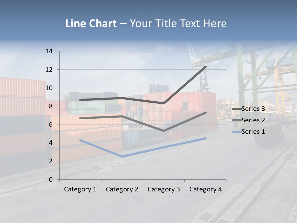 Heavy Ship Cargo PowerPoint Template