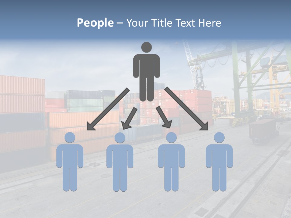 Heavy Ship Cargo PowerPoint Template