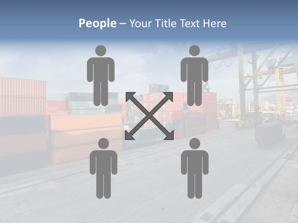 Heavy Ship Cargo PowerPoint Template