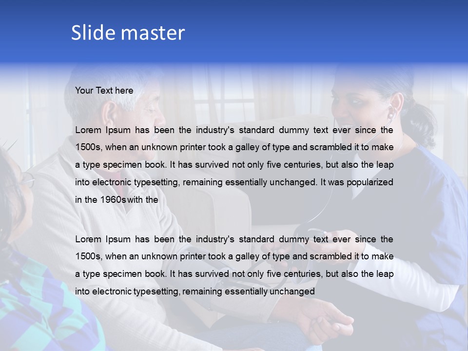 Healthcare Pressure Living PowerPoint Template