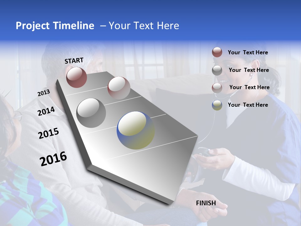 Healthcare Pressure Living PowerPoint Template