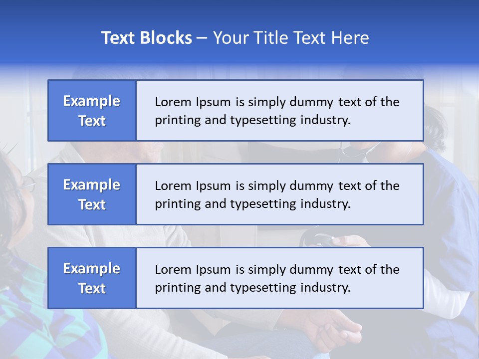 Healthcare Pressure Living PowerPoint Template