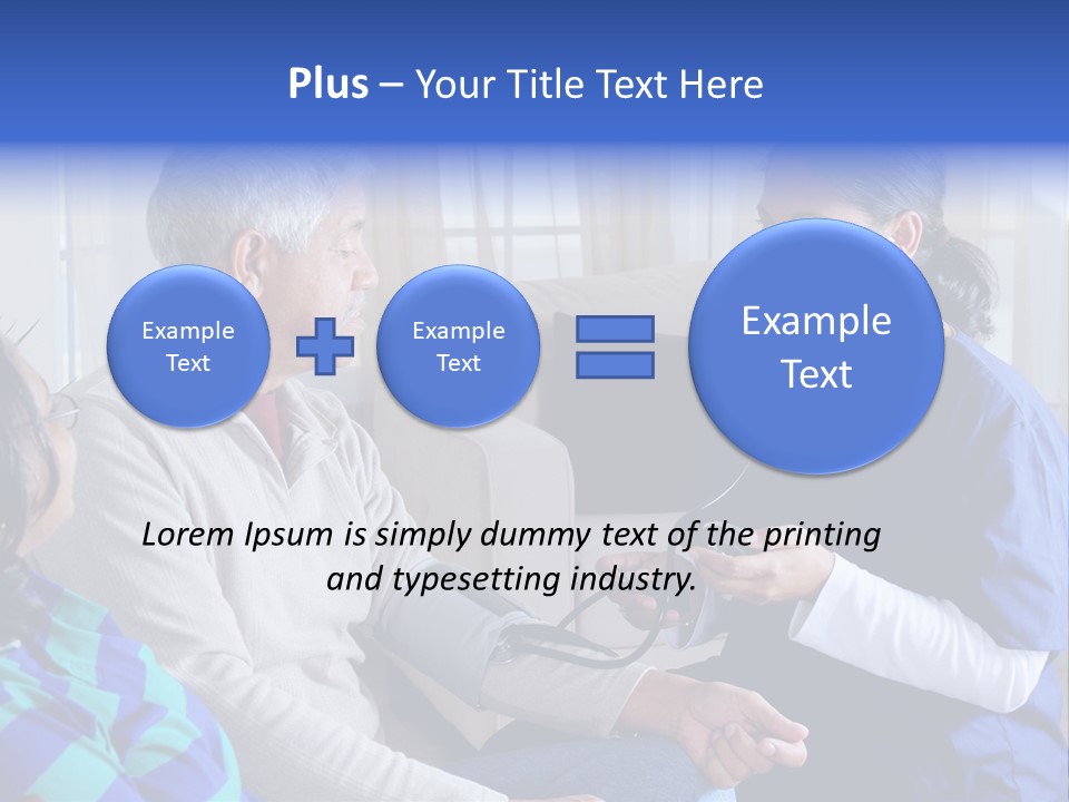 Healthcare Pressure Living PowerPoint Template