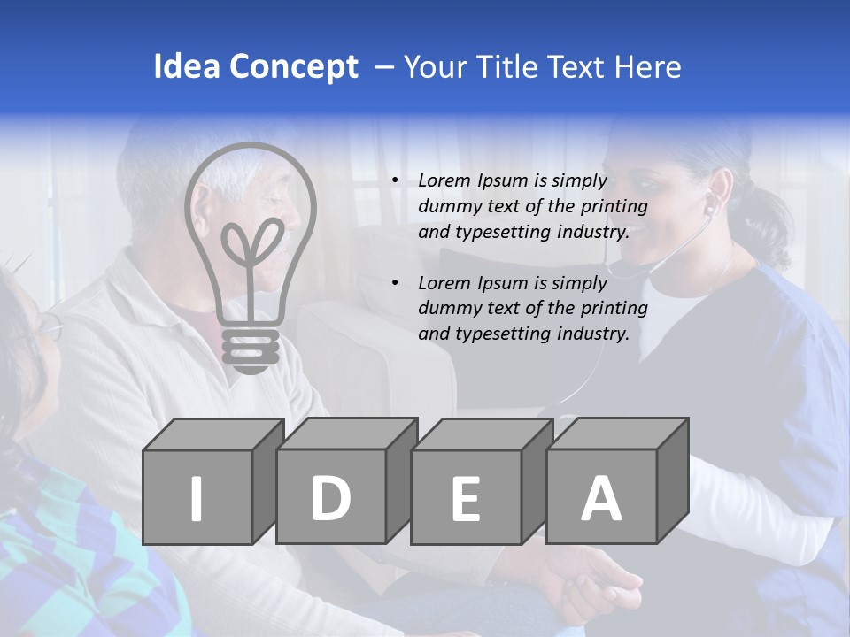 Healthcare Pressure Living PowerPoint Template