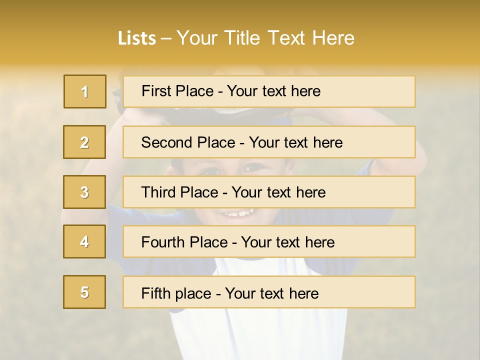 Smile Athletic Sport PowerPoint Template