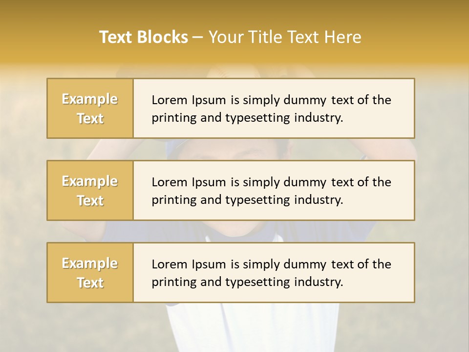 Smile Athletic Sport PowerPoint Template