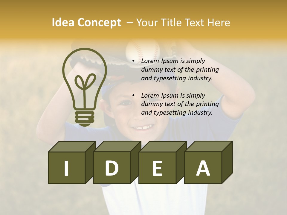 Smile Athletic Sport PowerPoint Template