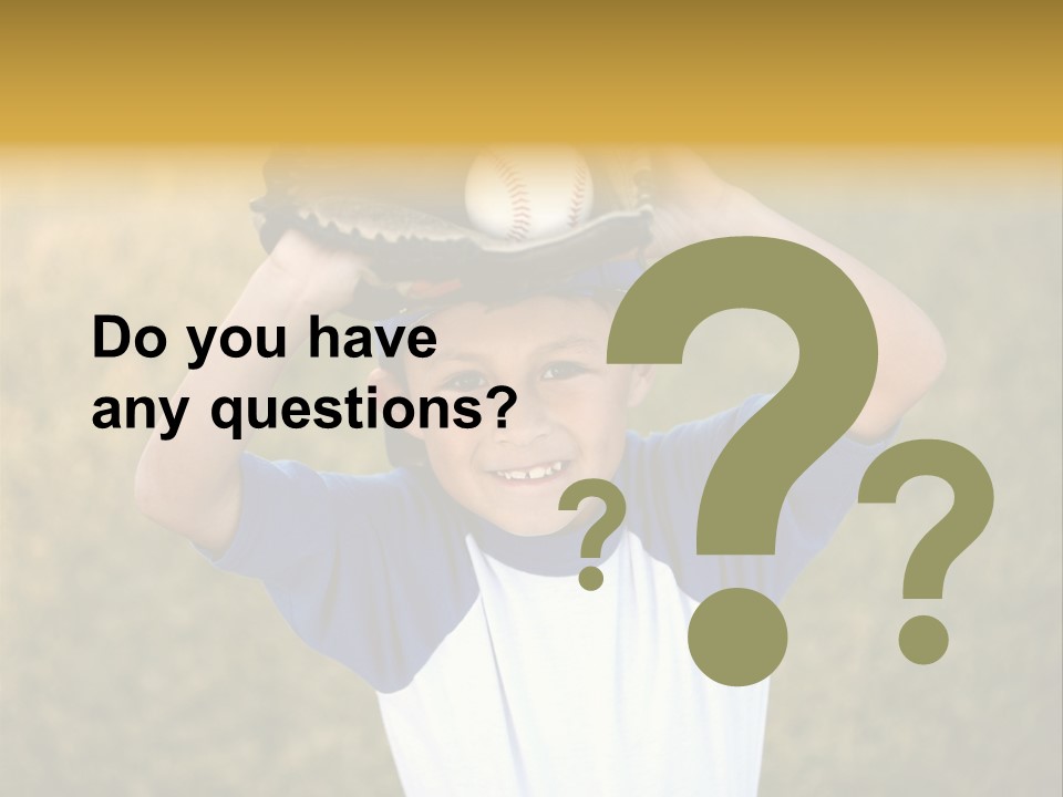 Smile Athletic Sport PowerPoint Template