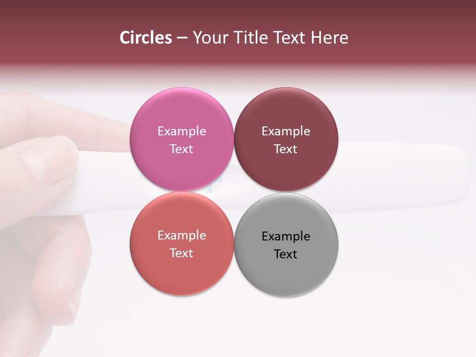 Device Woman Mother PowerPoint Template