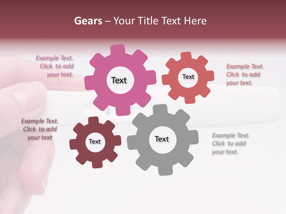 Device Woman Mother PowerPoint Template