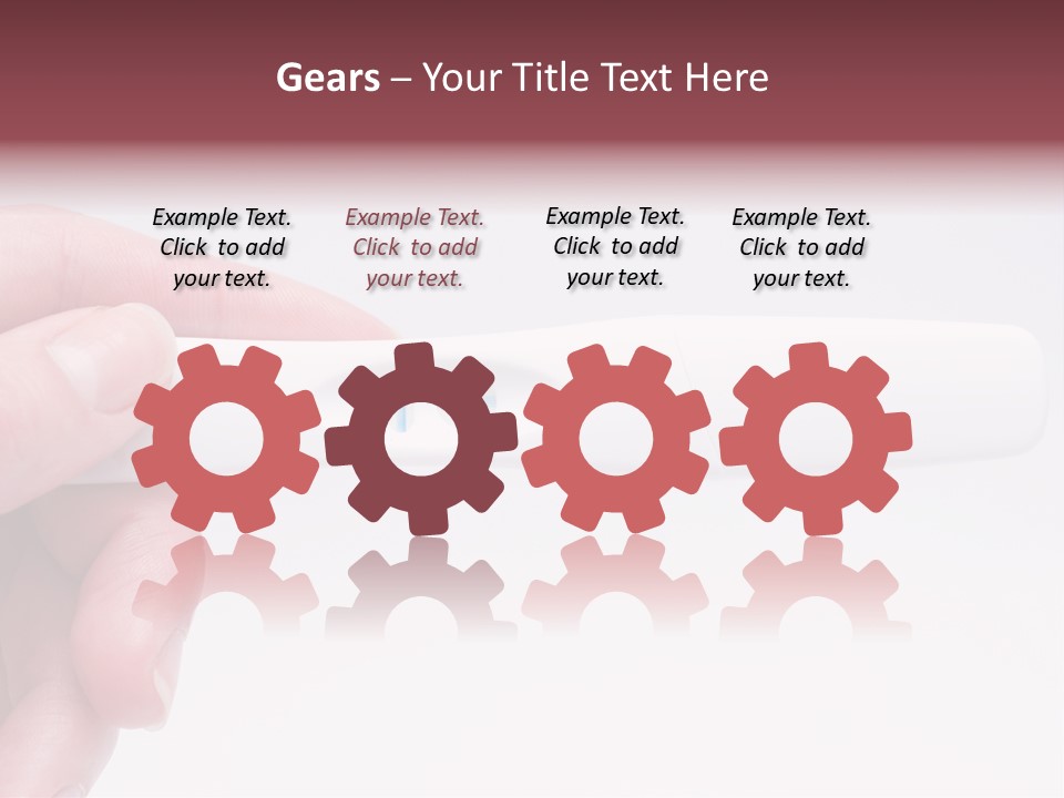 Device Woman Mother PowerPoint Template