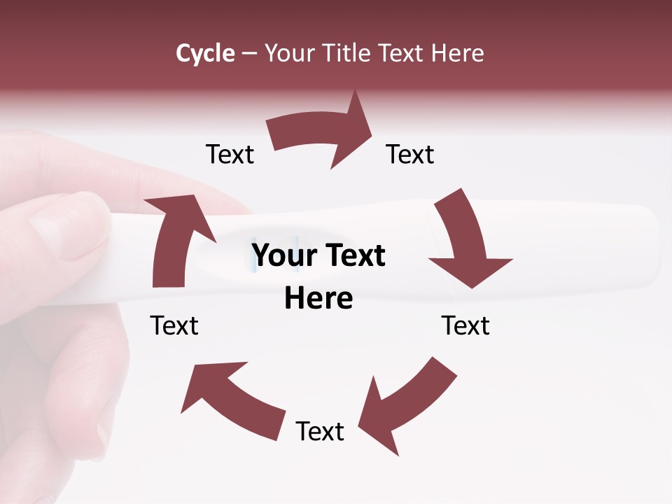 Device Woman Mother PowerPoint Template