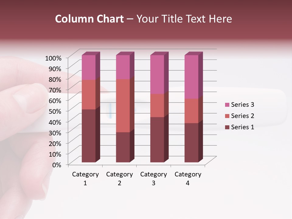 Device Woman Mother PowerPoint Template