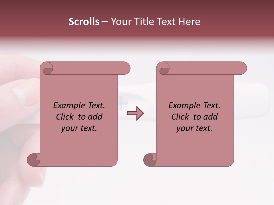 Device Woman Mother PowerPoint Template