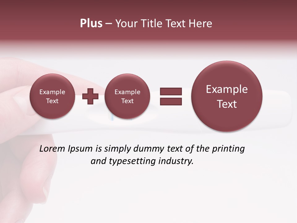 Device Woman Mother PowerPoint Template
