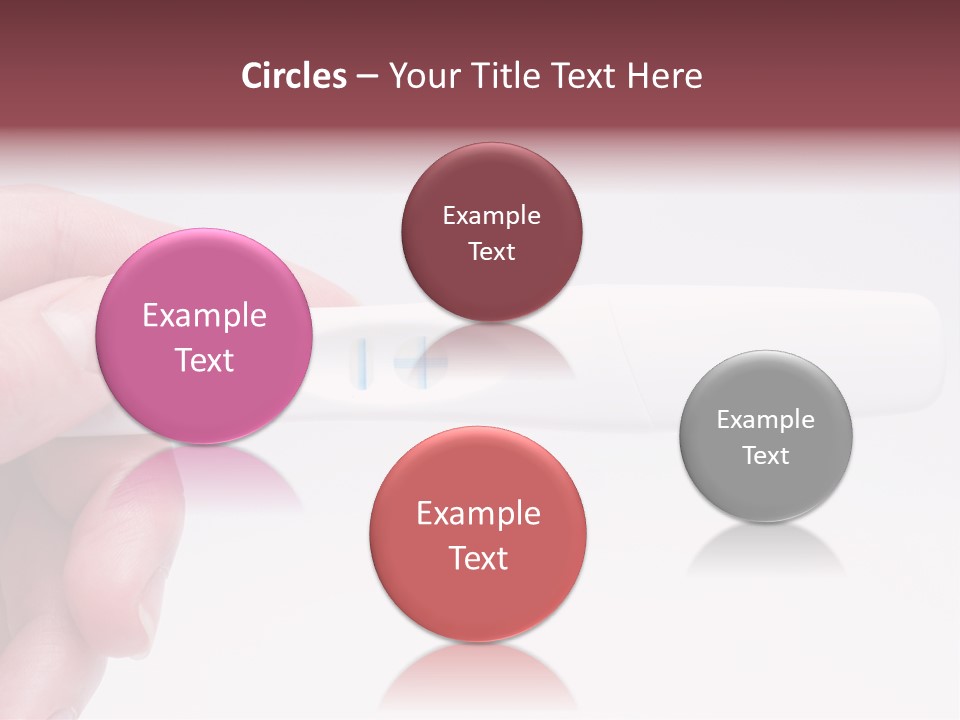 Device Woman Mother PowerPoint Template