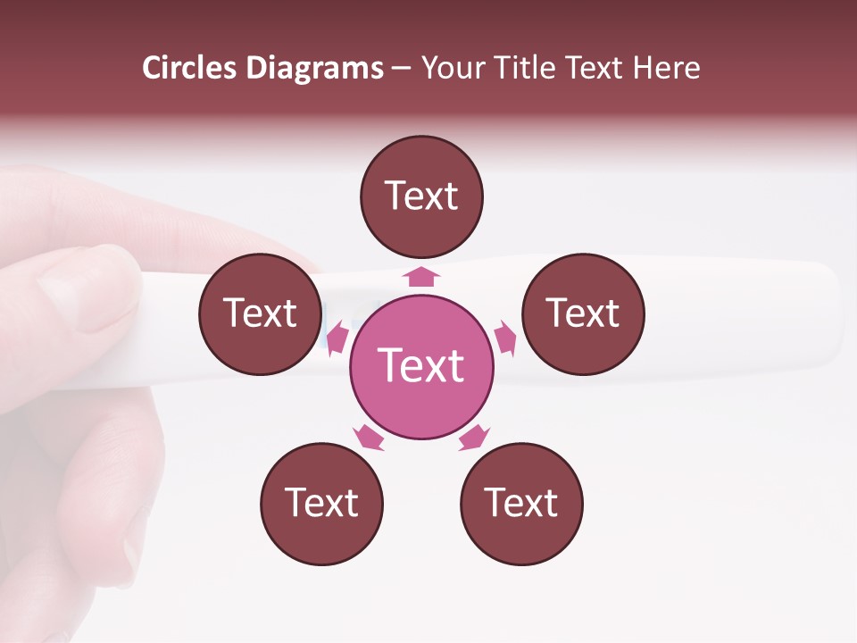 Device Woman Mother PowerPoint Template