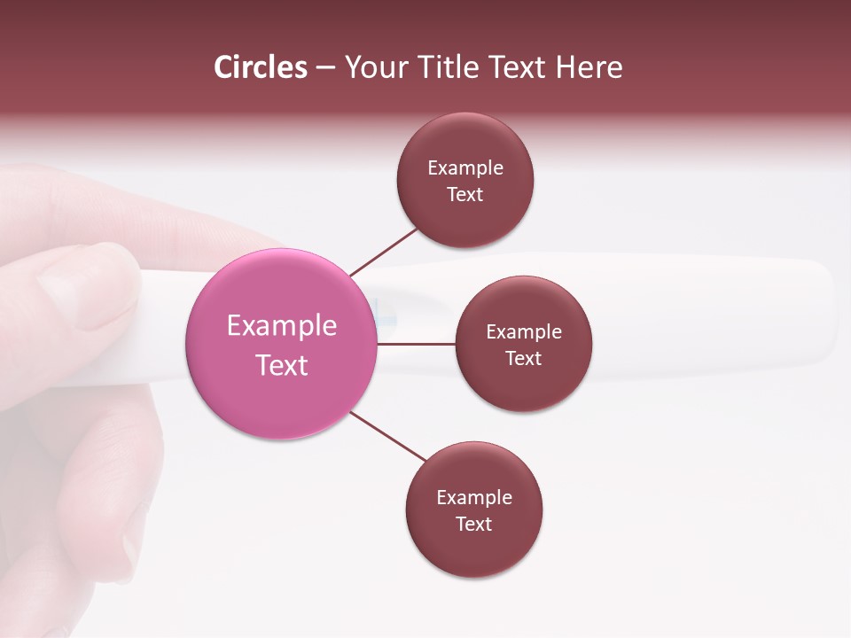 Device Woman Mother PowerPoint Template