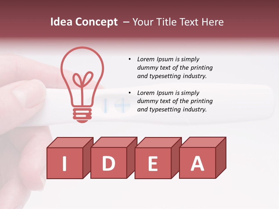 Device Woman Mother PowerPoint Template