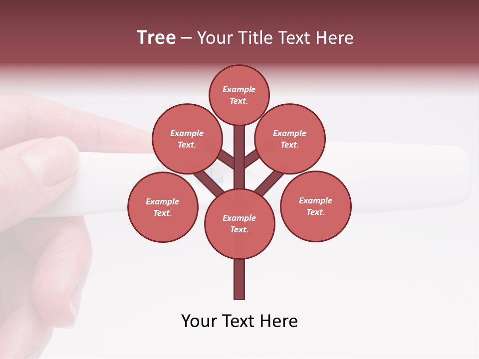 Device Woman Mother PowerPoint Template