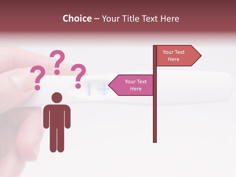 Device Woman Mother PowerPoint Template