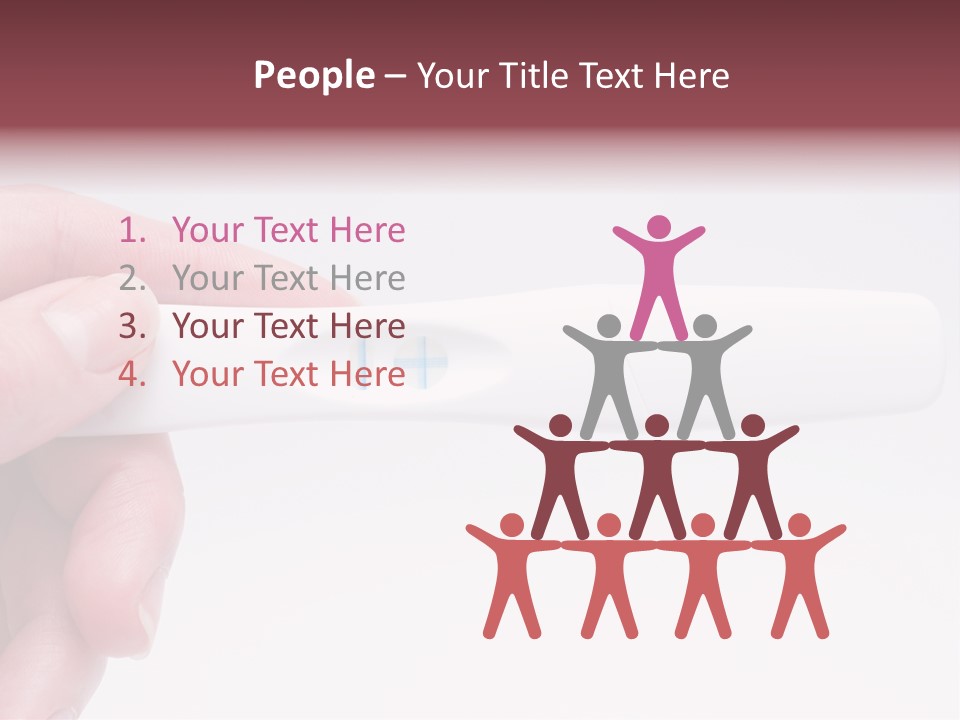 Device Woman Mother PowerPoint Template