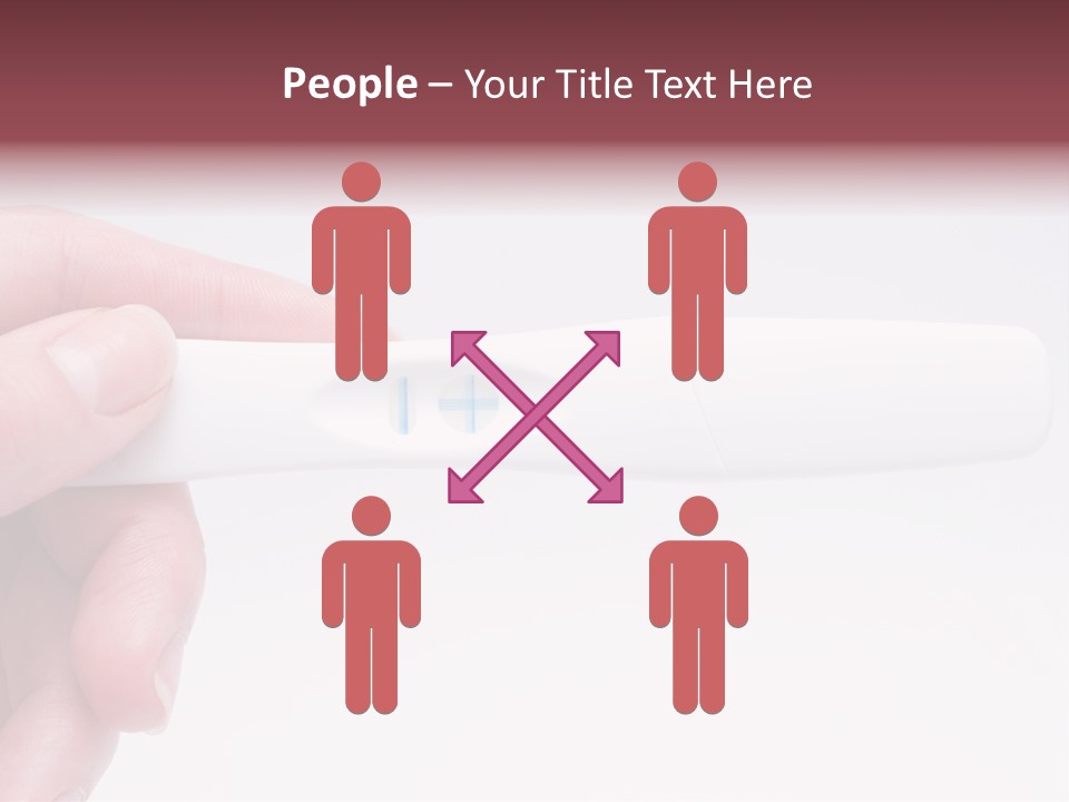 Device Woman Mother PowerPoint Template