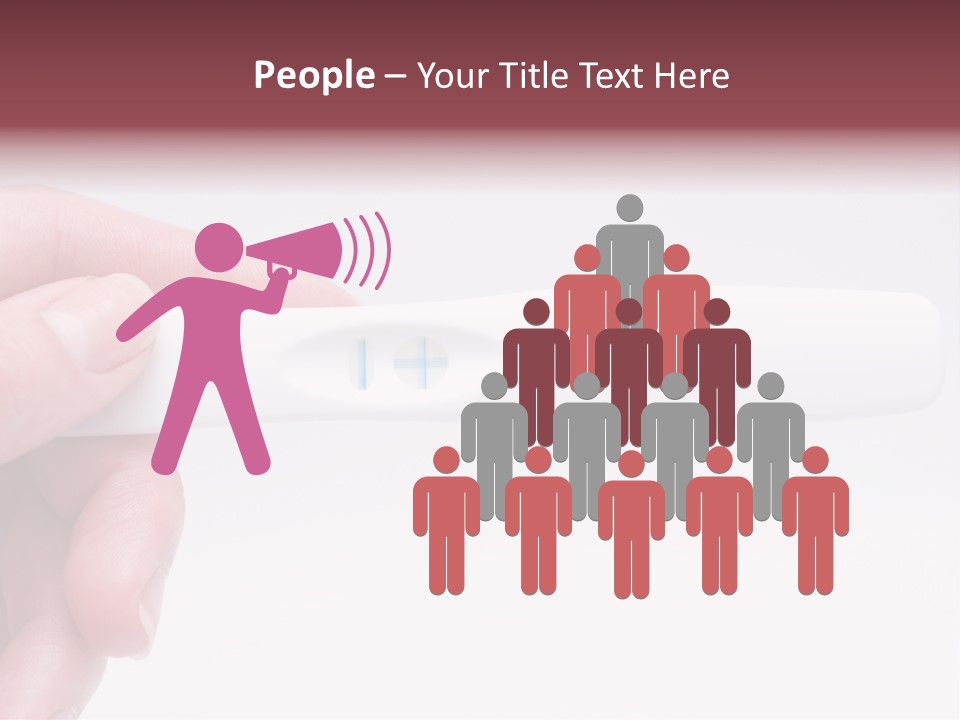 Device Woman Mother PowerPoint Template