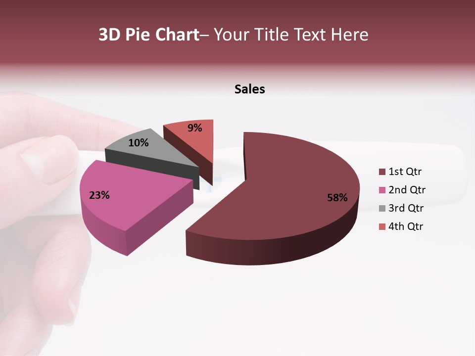 Device Woman Mother PowerPoint Template
