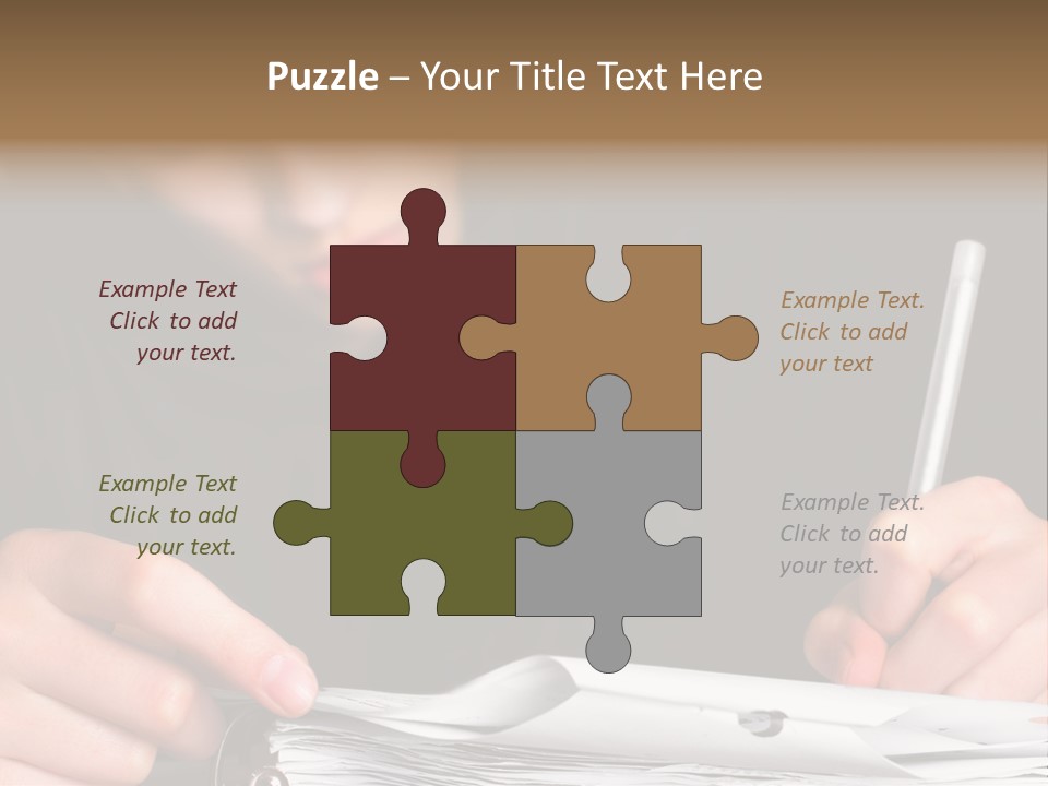 Study Page Book PowerPoint Template