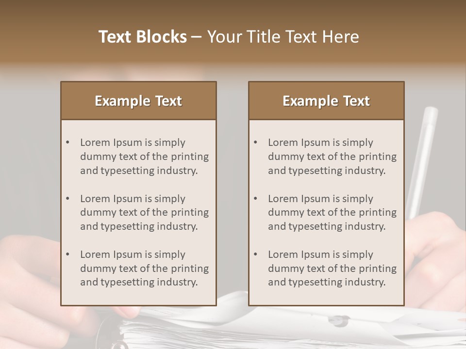 Study Page Book PowerPoint Template